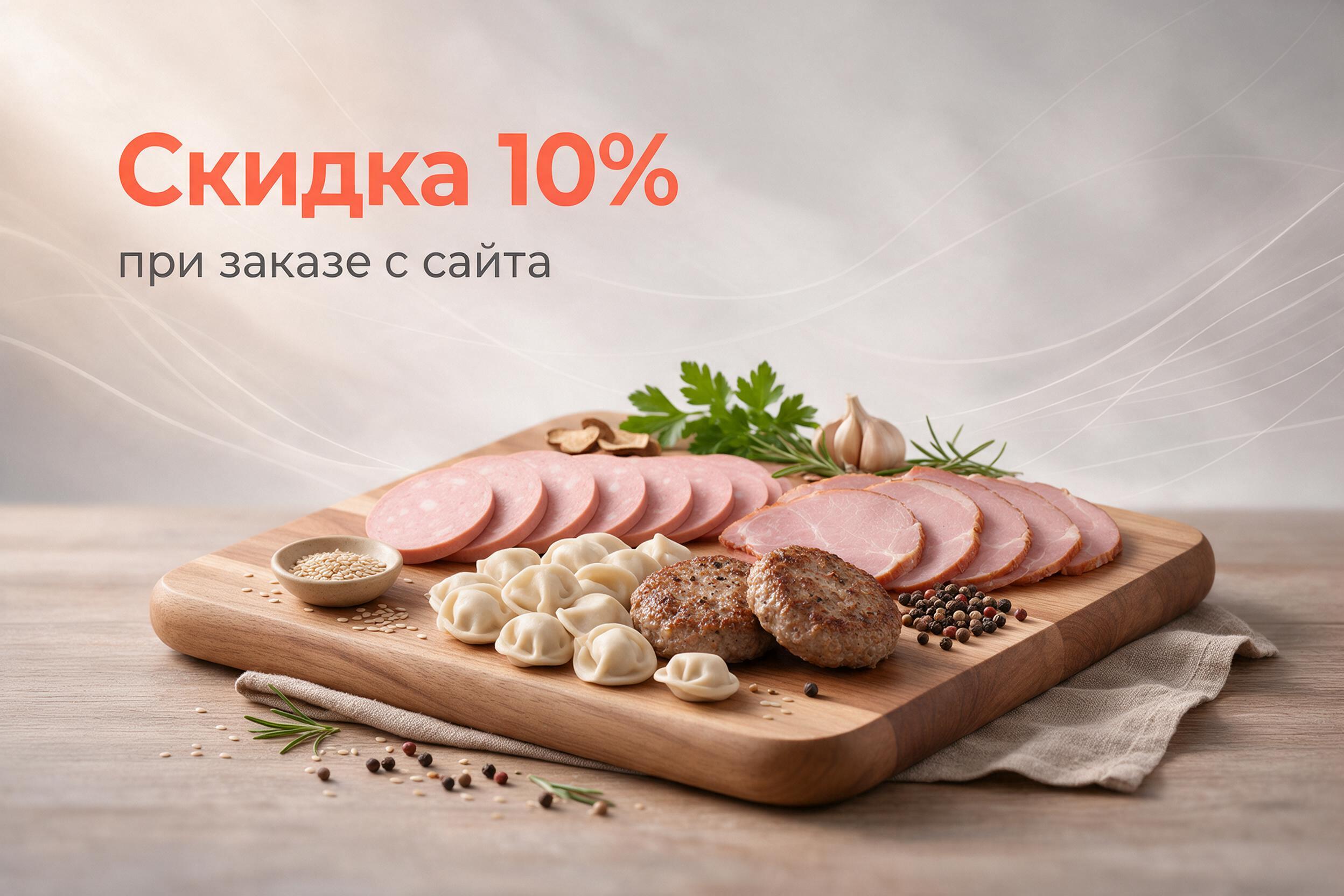 Скидка 10% при заказе с сайта